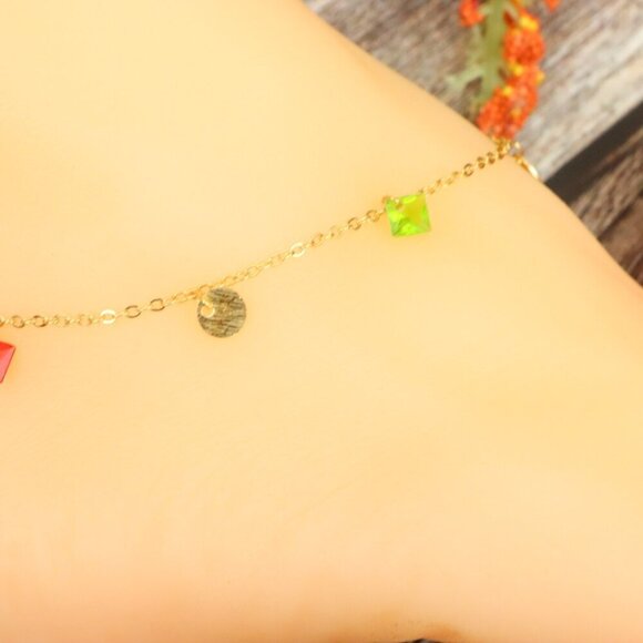 "Elegant Handmade Anklet – Delicate Jewelry for Women, MAR091544 - Picture 6 of 10